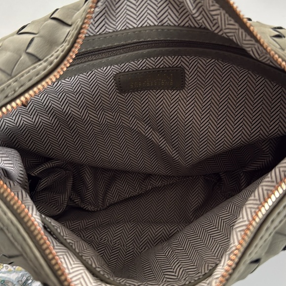Urban Expressions Olive Green Woven Hobo Bag - Picture 6 of 7